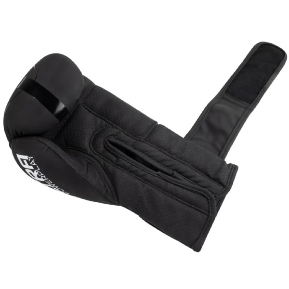 Боксерські рукавички PowerPlay 3024 Ultra Mat Чорно-Білі 12 унцій (PP_3024_12oz_Bl/White)