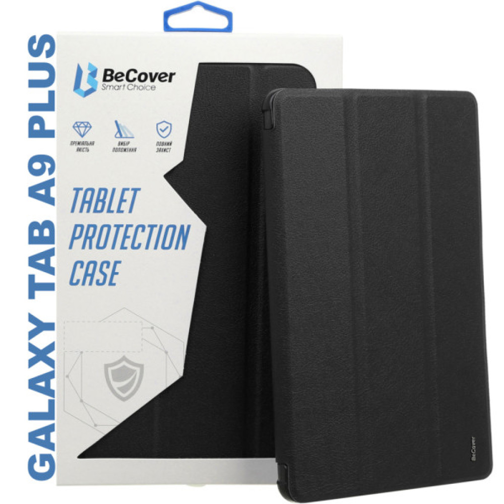 Чохол до планшета BeCover Smart Case Samsung Tab A9 Plus SM-X210/SM-X215/SM-X216 11.0" Black (710302) Чохол до планшета BeCover Smart Case Samsung Tab A9 Plus SM-X210/SM-X215/SM-X216 11.0" Black (710302)