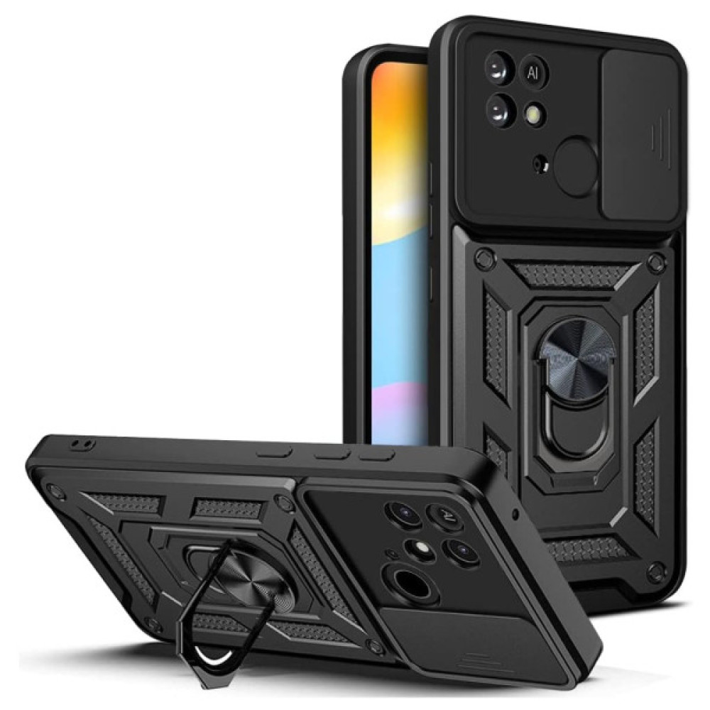 Чохол до мобільного телефона BeCover Military Xiaomi Redmi 10C Black (707425) Чохол до мобільного телефона BeCover Military Xiaomi Redmi 10C Black (707425)