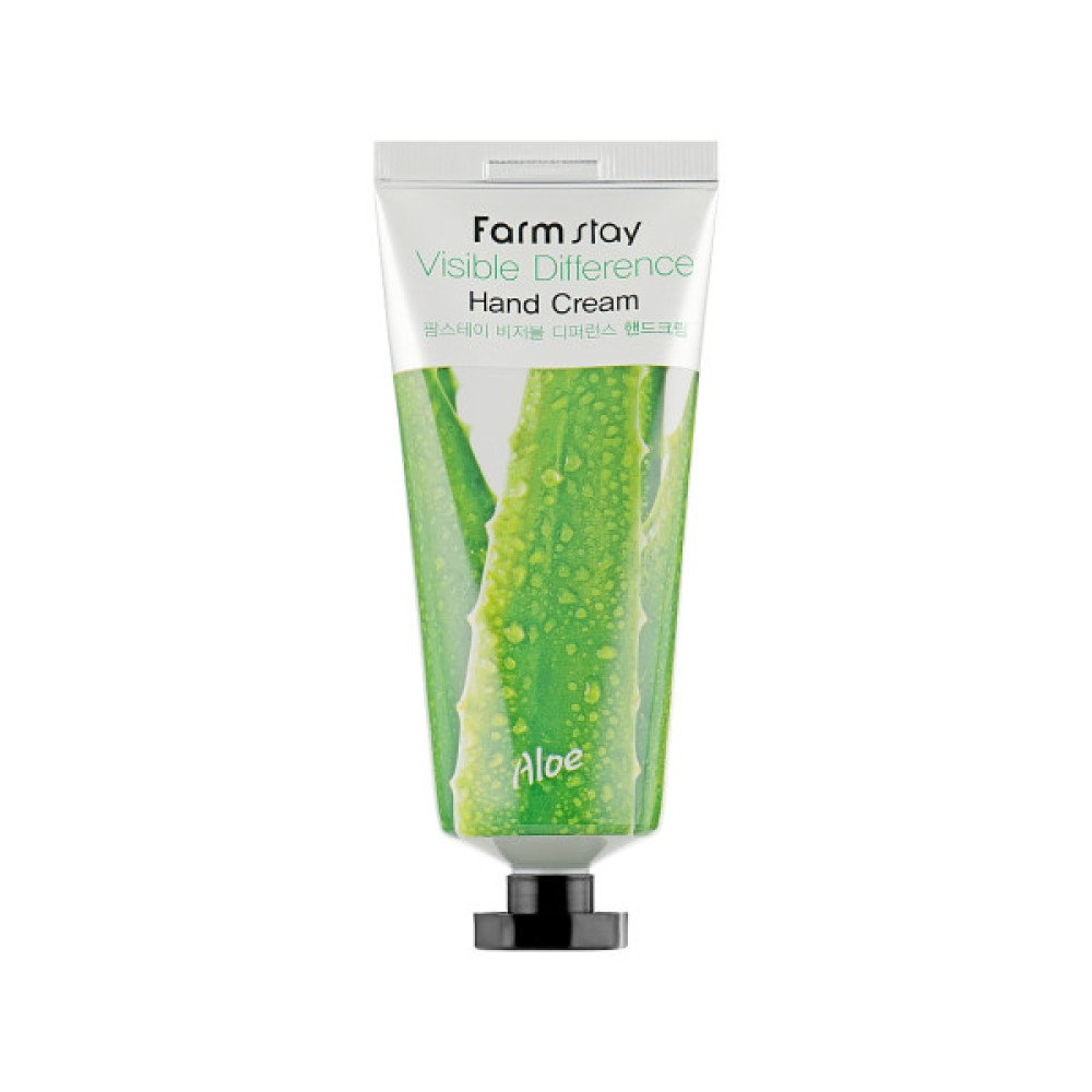 Крем для рук FarmStay Visible Differerce Hand Cream Aloe 100 г (8809338560048)