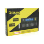 Зарядний пристрій для акумуляторів Liitokala 12 Slots+2, Ni-Mh/Li-ion/LiFePo4/Крона, LED+LCD (Lii-S12)