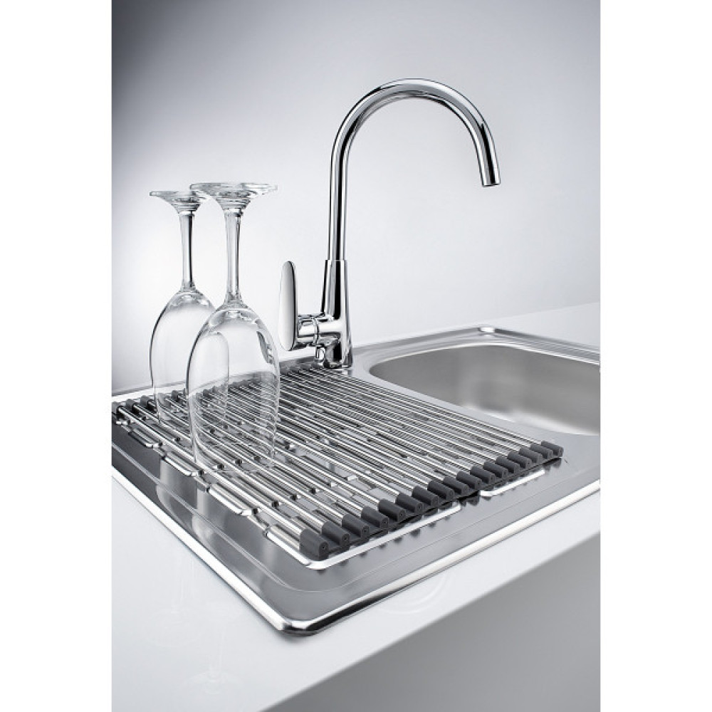 Мийка кухонна Deante Soul, нерж.сталь, прямокут., з крилом, 780х490х160мм, чаша - 1, накладна, нерж