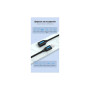 Дата кабель USB 2.0 AM/AF 0.5m black Vention (CBIBD)
