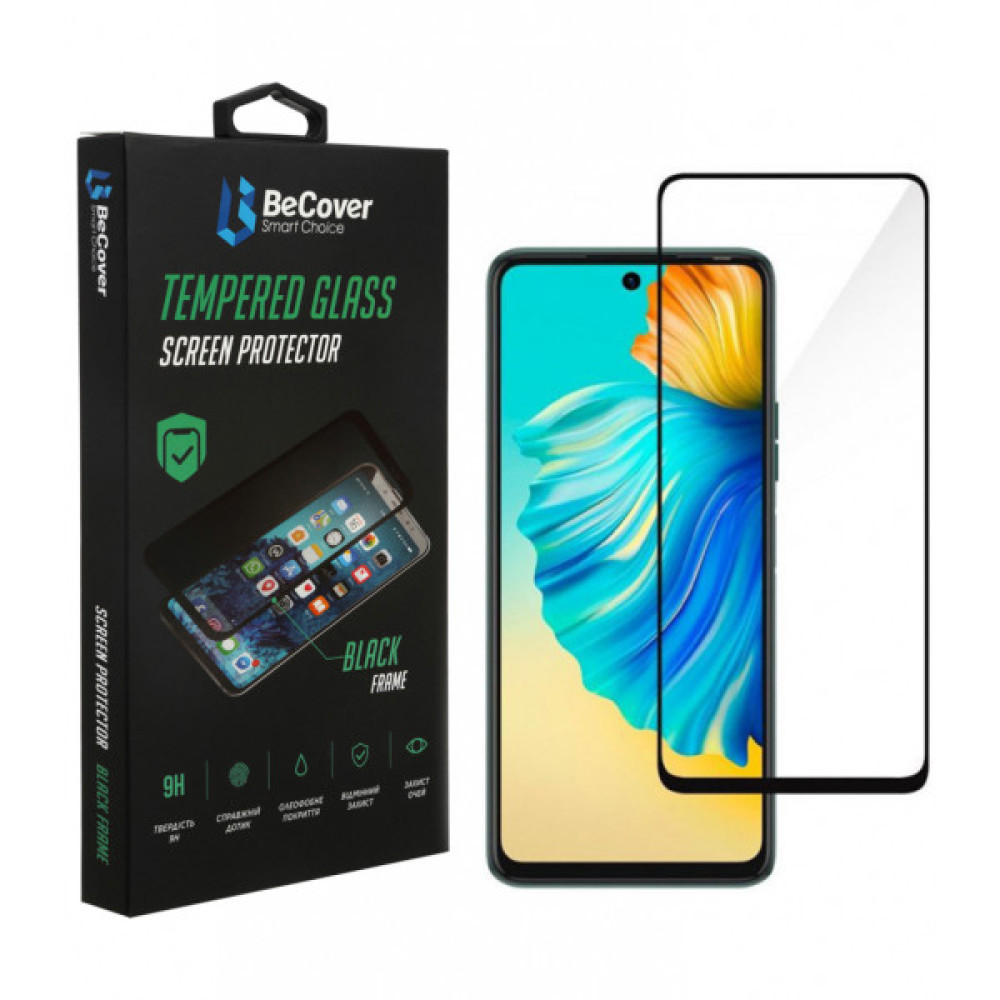 Скло захисне BeCover Tecno Camon 18 / Camon 18P / Spark 8 Pro Black (707326) Скло захисне BeCover Tecno Camon 18 / Camon 18P / Spark 8 Pro Black (707326)