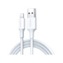 Дата кабель USB 2.0 AM to Lightning 2.0m US155 2.4A, Nickel Plating ABS Shell White Ugreen (20730) Дата кабель USB 2.0 AM to Lightning 2.0m US155 2.4A, Nickel Plating ABS Shell White Ugreen (20730)