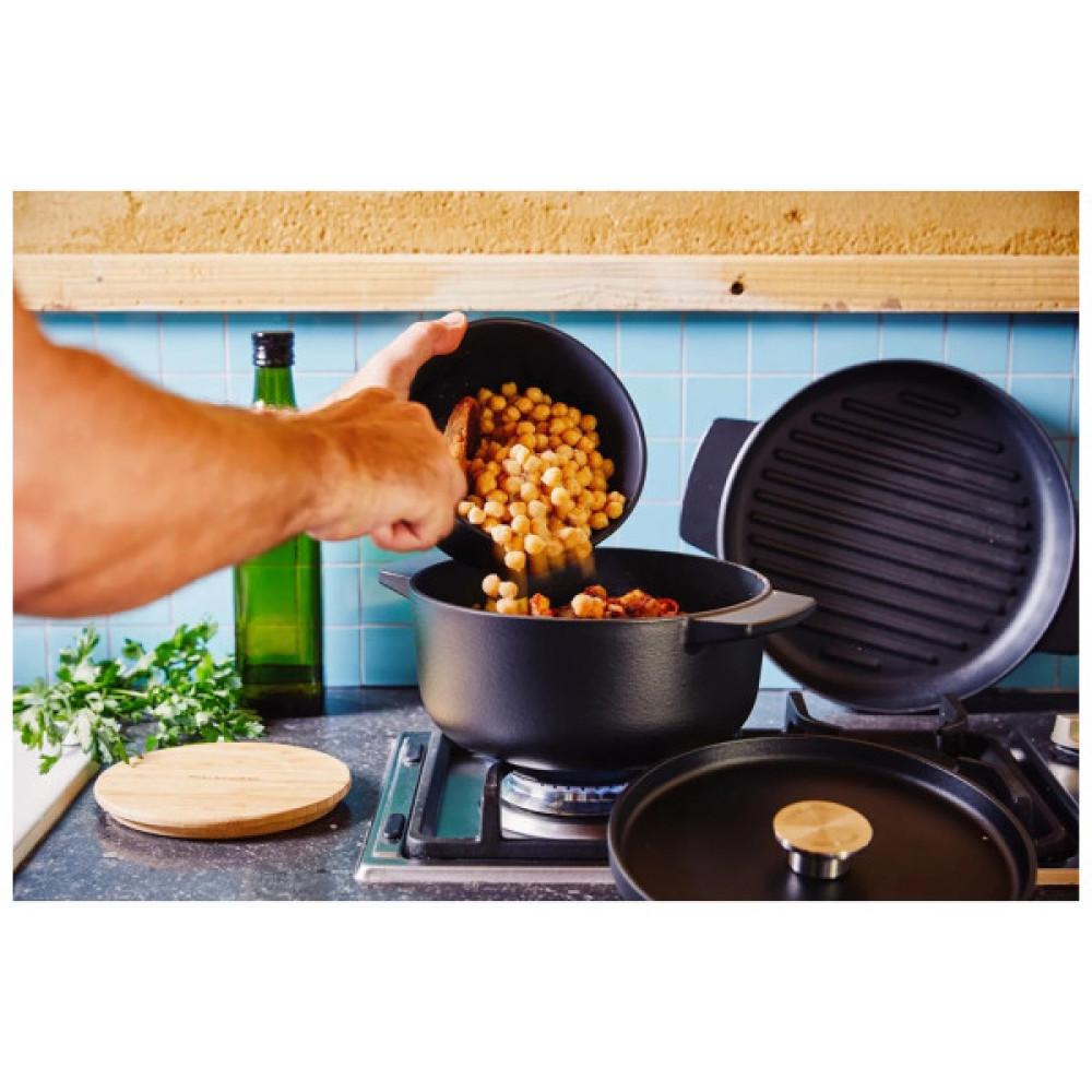 Сковорода KitchenAid Matte Oven-to-table гриль 26 см (CC004600-001)