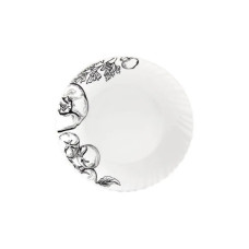 Тарілка Vittora Овочевий Етюд хвиляста Біла обідня 22 см (V-220Vs)