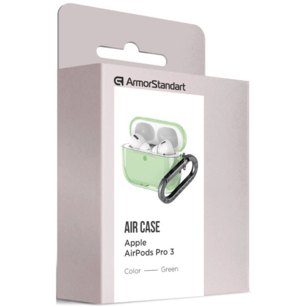 Чохол для навушників Armorstandart Air для Apple Airpods Pro 3 Green (ARM88305) (ARM88305)