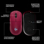 Мишка Logitech G Pro 2 Lightspeed Wireless Magenta (910-007309)