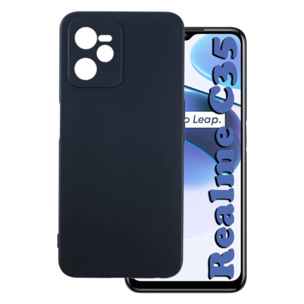 Чохол до мобільного телефона BeCover Realme C35 Black (708125) Чохол до мобільного телефона BeCover Realme C35 Black (708125)