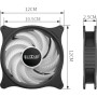 Кулер до корпусу PcCooler FX-120-3 Кулер до корпусу PcCooler FX-120-3