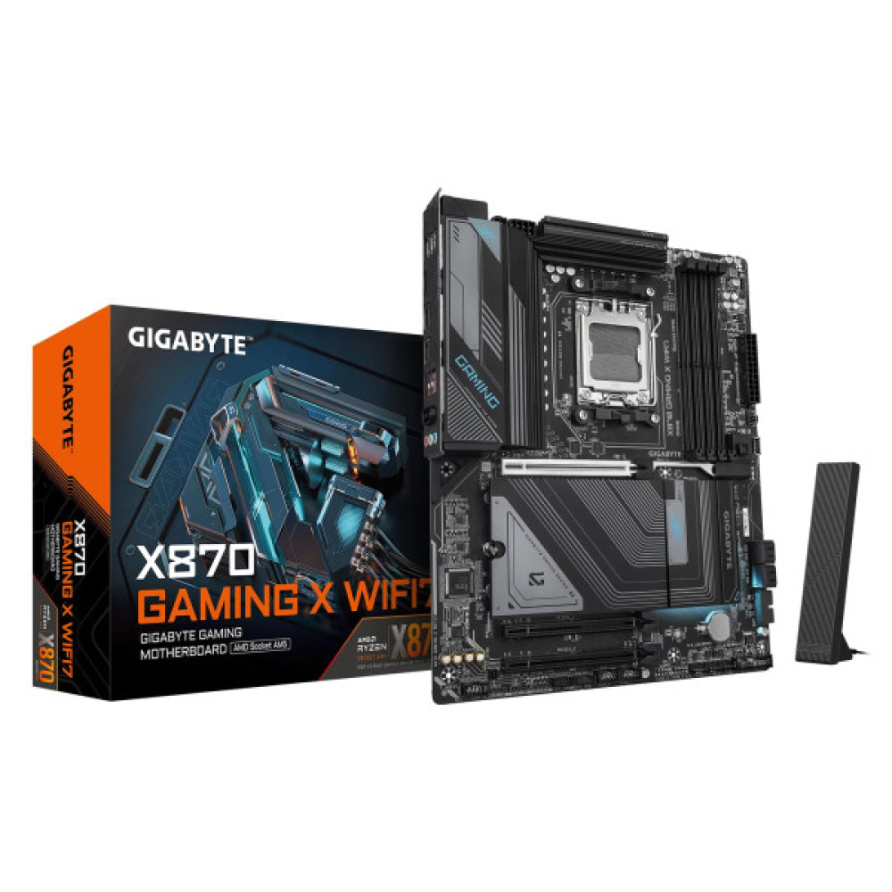Материнська плата GIGABYTE X870 GAMING X WIFI7 sAM5 X870 4xDDR5 M.2 HDMI Type-C Wi-Fi BT ATX