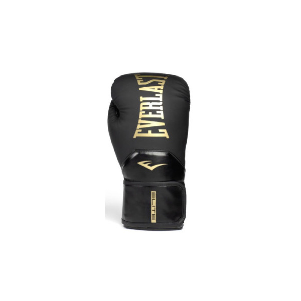 Боксерські рукавички Everlast Elite 2 Boxing Glove P00003271 чорний, золотий 12 унцій (009283623715)