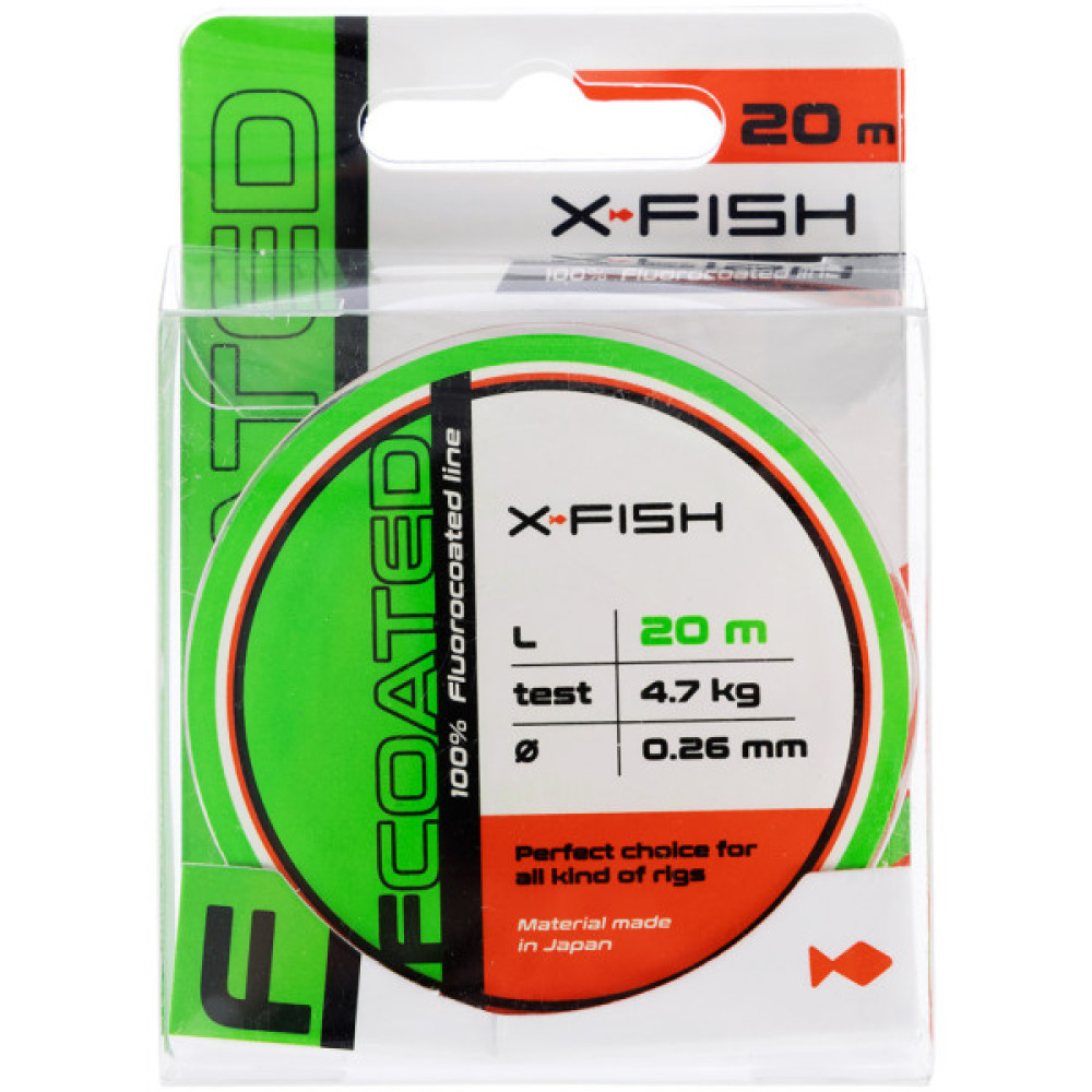 Флюорокарбон X-Fish FCoated 20m 0.26mm 4.7kg (1917.01.45)