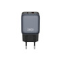 Зарядний пристрій XO L154 USB-C PD20W + USB-A QC3.0 Black (L154.black) Зарядний пристрій XO L154 USB-C PD20W + USB-A QC3.0 Black (L154.black)