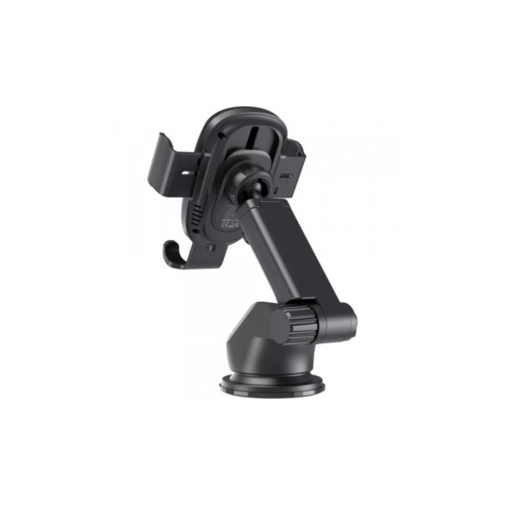 Універсальний автотримач Choetech Gravity Car Wireless 15W Charger 4.7-7.2" Black (T203-F-ACBK)