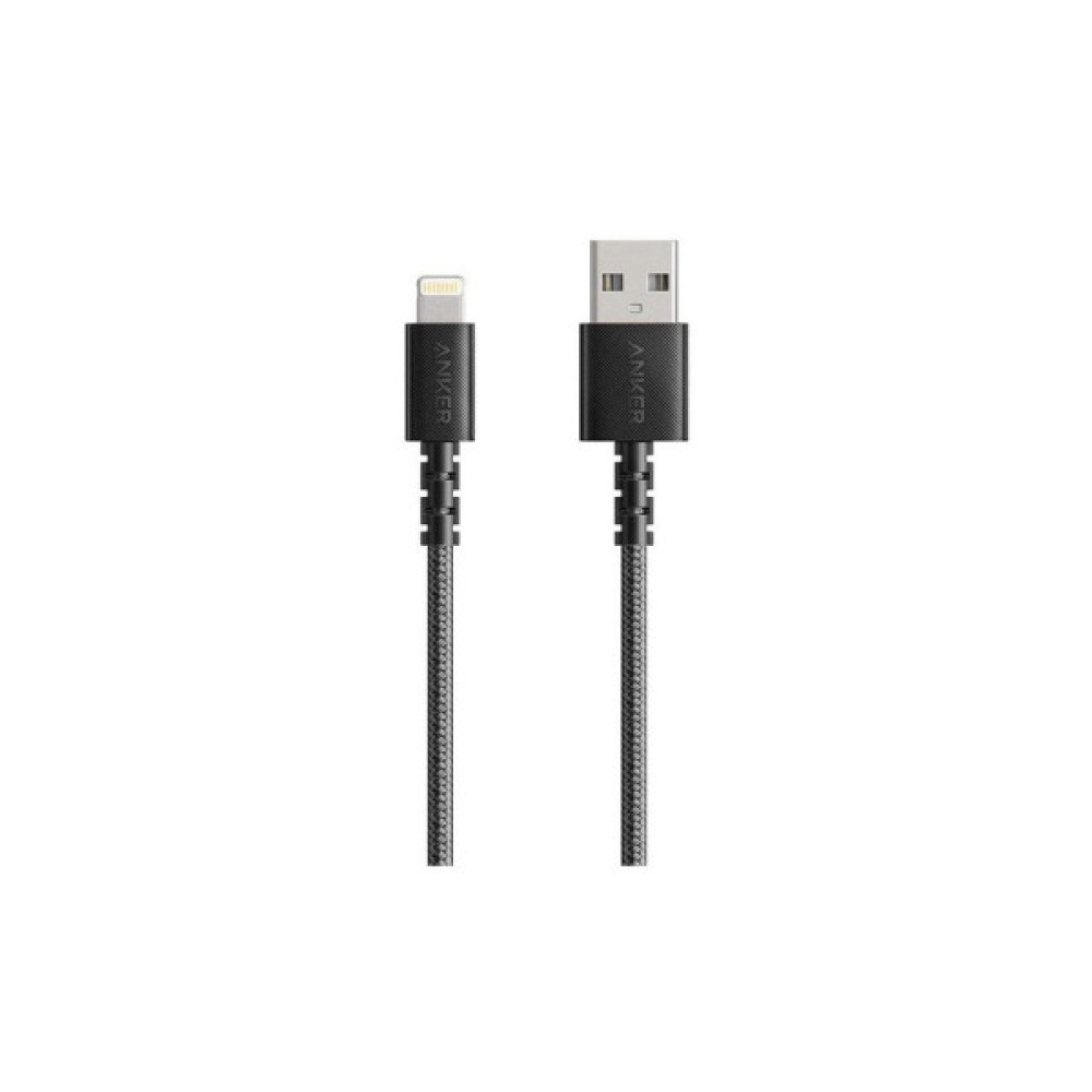 Дата кабель USB 2.0 AM to Lightning 1.8m Powerline Select+ Black Anker (A8013H11)
