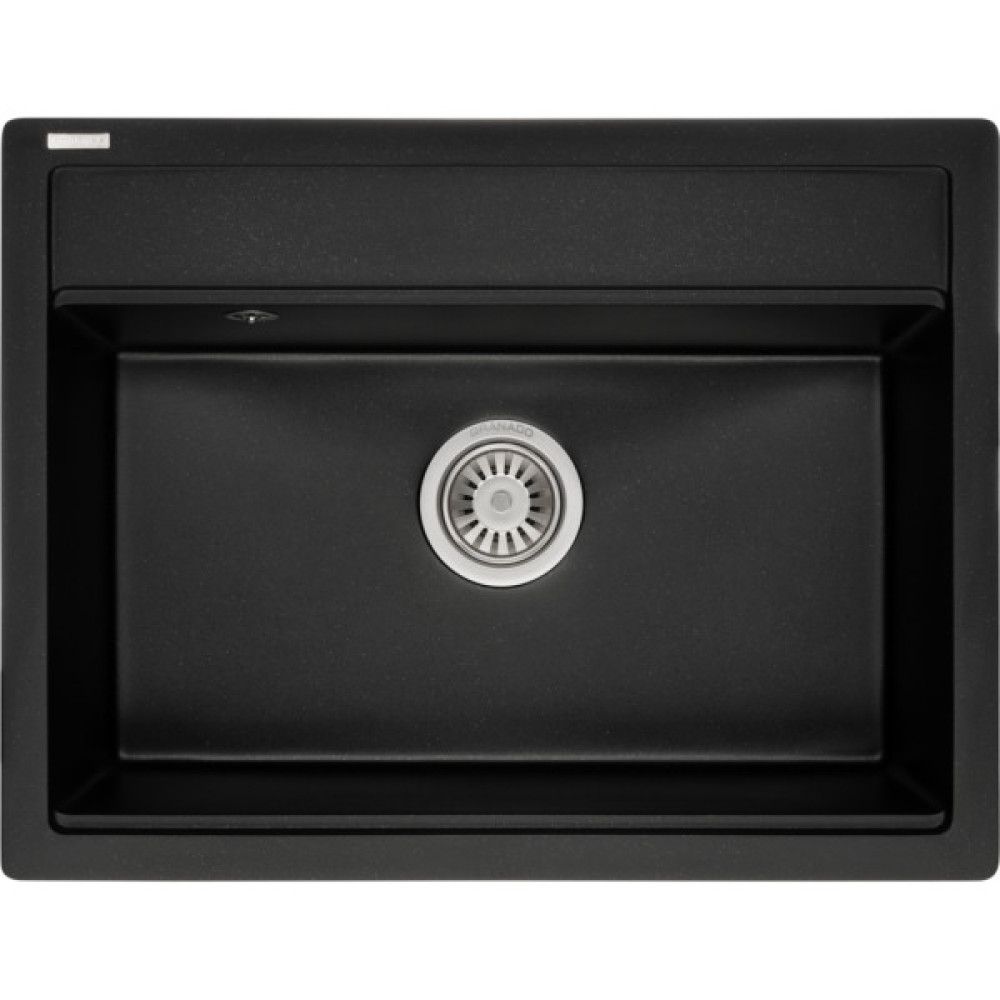 Мийка кухонна GRANADO ARTES black shine з сифоном (gr3601)