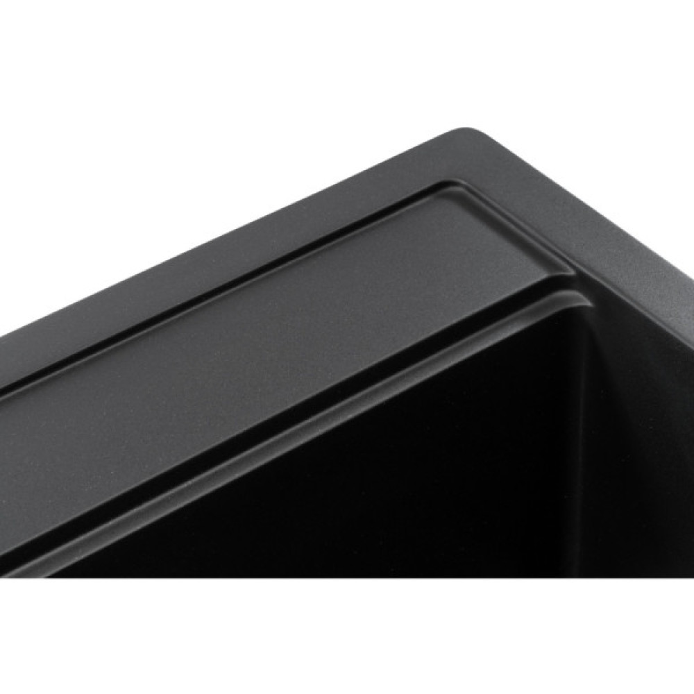 Мийка кухонна GRANADO ARTES black shine з сифоном (gr3601)