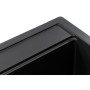 Мийка кухонна GRANADO ARTES black shine з сифоном (gr3601)