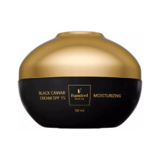 Крем для обличчя Famirel Black Caviar Moisturizing Cream SPF 15 Зволожувальний з екстрактом чорної ікри 50 мл (7290114086387)
