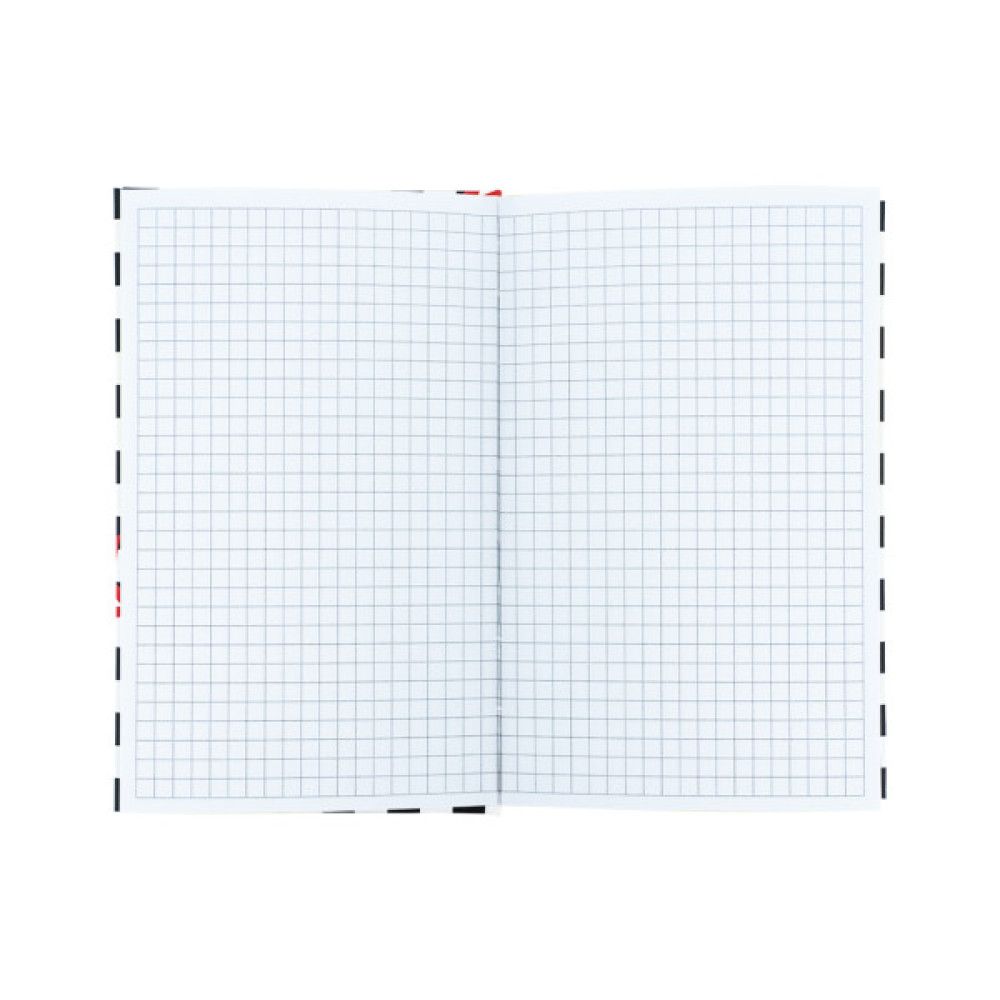 Блокнот Kite А6 Aggretsuko, тверда обкладинка, 80 аркушів, клітинка (AR25-199)