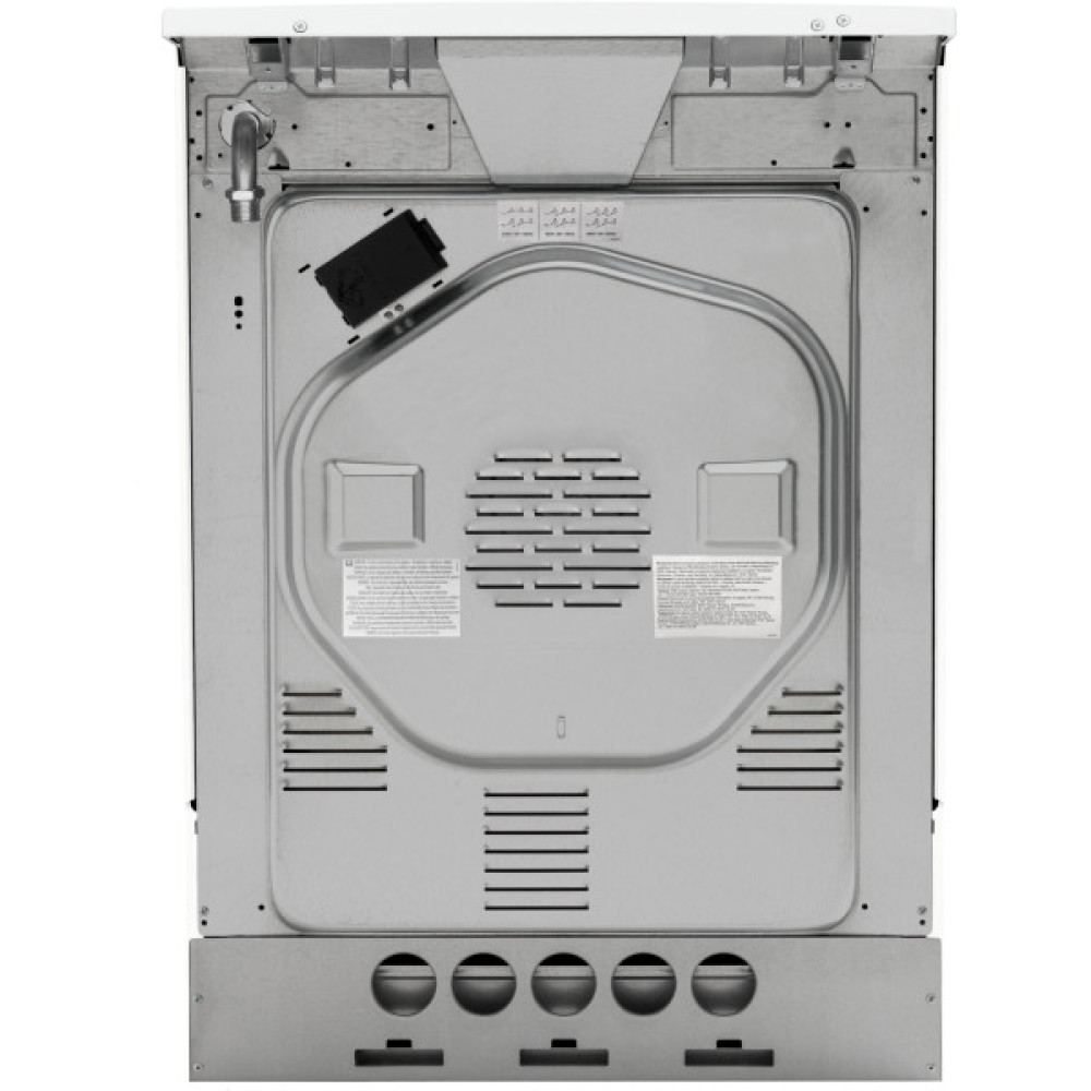 Плита Hansa з комбі. вар. поверхнею, 60х60см, 62л, емаль, газ контр., дисплей, білий