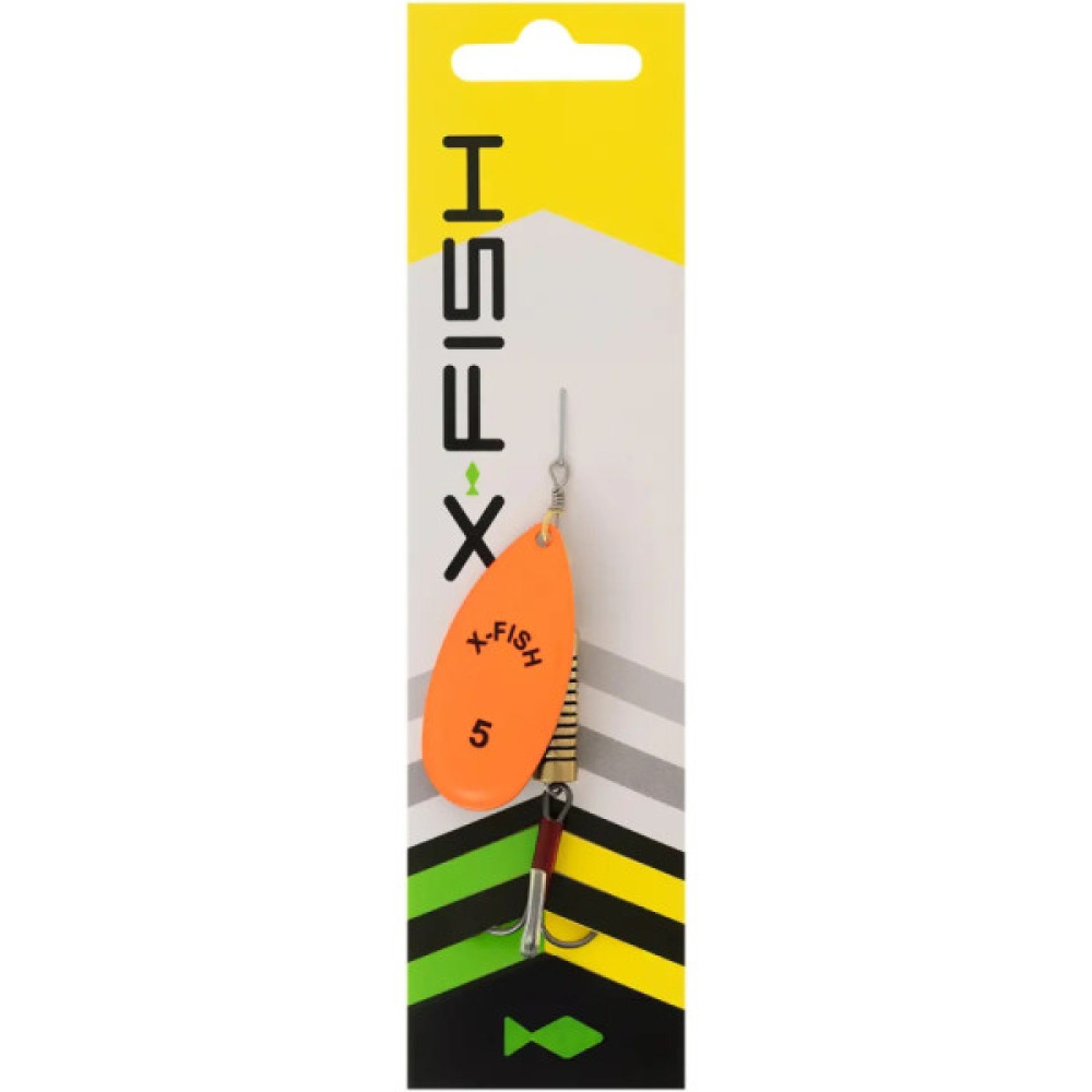 Блешня X-Fish Stark 14g 5 Nikel UV orange (1917.07.36)