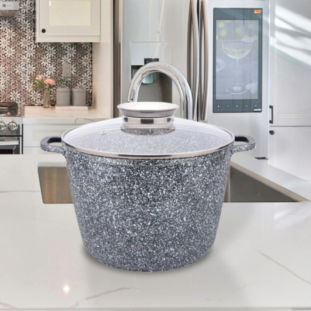Каструля Gusto покриття Ceramic Snow 14 л (GT-2604-32/1)