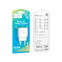 Зарядний пристрій HOCO C106A Leisure USB 10.5W White (6931474783882)