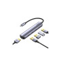 Концентратор Ugreen USB-C to 4xUSB 3.0 + HDMI CM417 gray (20197) Концентратор Ugreen USB-C to 4xUSB 3.0 + HDMI CM417 gray (20197)