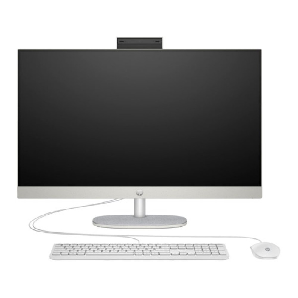 Комп'ютер персональний моноблок HP All-in-One 27" FHD IPS AG, AMD R5-7520U, 16GB, F512GB, UMA, WiFi, кл+м, DOS, білий