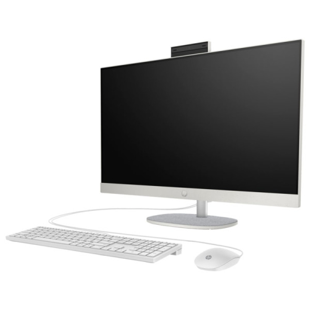 Комп'ютер персональний моноблок HP All-in-One 27" FHD IPS AG, AMD R5-7520U, 16GB, F512GB, UMA, WiFi, кл+м, DOS, білий