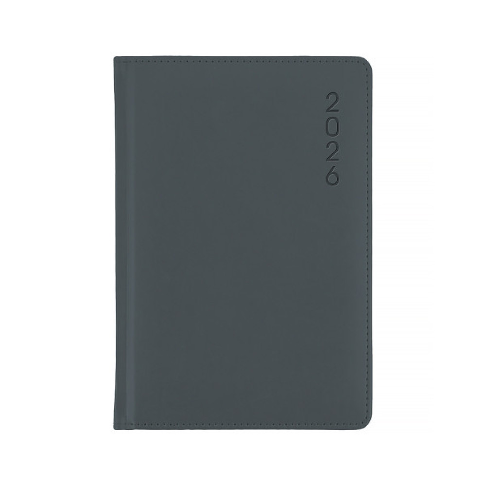 Тижневик Axent датований 2026 Classic Palermo, 145х210, сірий (8843-26-4-A)