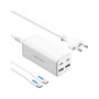 Зарядний пристрій VENTION 4xUSB 100W (2xUSB-C+2xUSB-A) PD3.0/QC 3.0/GaN White (FBSWG-EU)