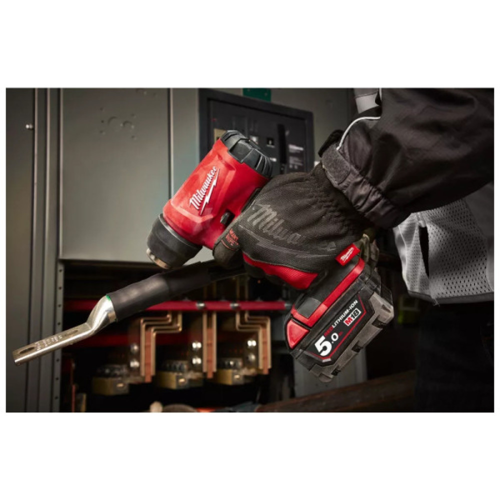 Будівельний фен Milwaukee M18 BHG-502C 2x5Ah, кейс (4933459772)