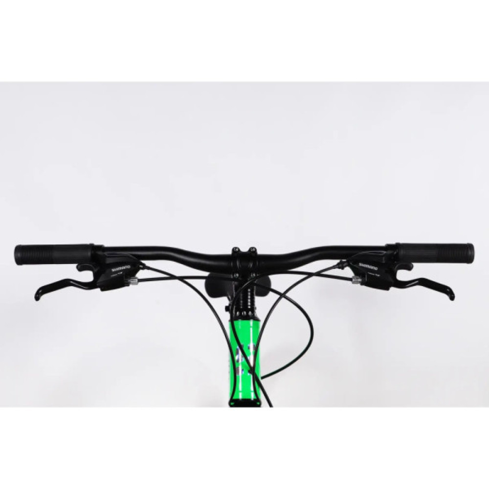 Велосипед Space 27.5" IZIDA DD FR рама-15" AL 2026 зелено-сріблястий (OPS-SP-27.5-098)