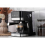 Кавоварка ARDESTO ріжкова 1.5л, мелена, ручний капучинатор, сенсорне керування, чорно-сріблястий