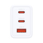 Зарядний пристрій D-Link 2xUSB-C + 1xUSB-A 65W GaN white (DCP-651)