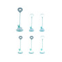Настільна лампа Kite Cloudy Bunny LED з акумулятором, зелена (K24-493-1-4)