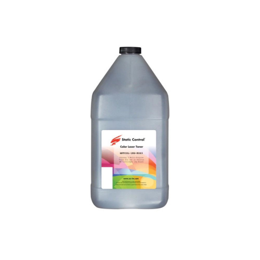 Тонер HP/Canon MPTCOL OS3 original 1кг black Static Control (MPTCOL-1KG-KOS3)