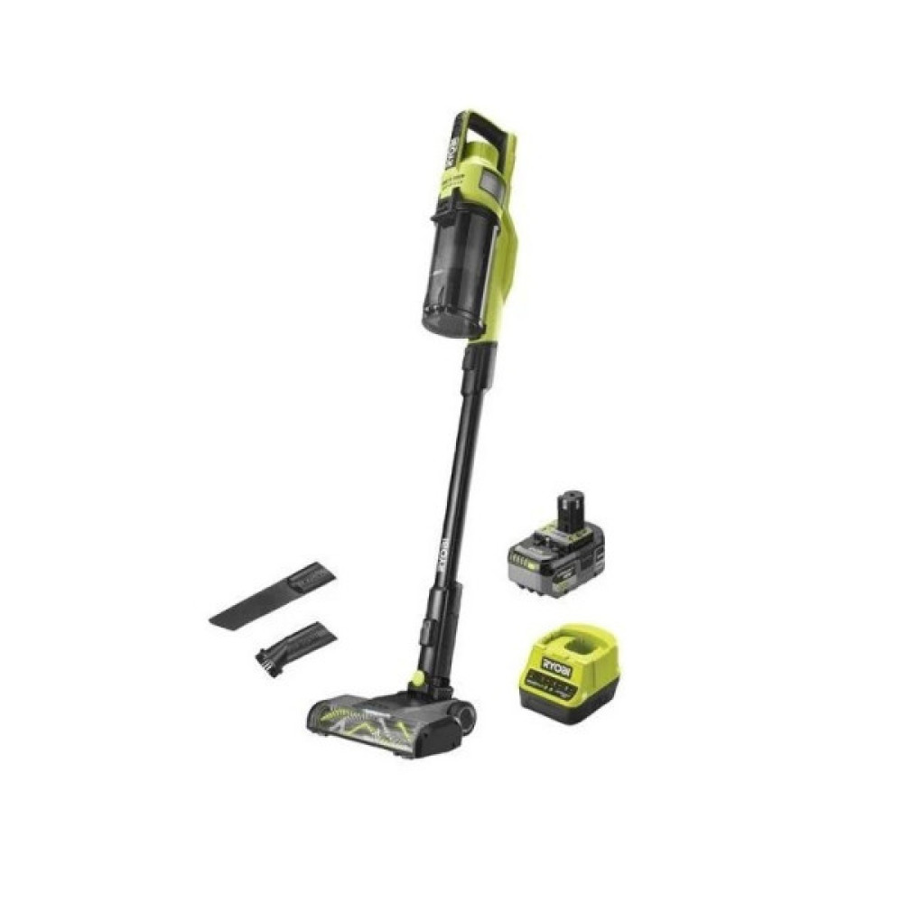 Пилосос акумуляторний Ryobi ONE+ HP RSV18X-1X40G 18В 1х4А·год 90Вт 20кПа контейнер 0.8л HEPA12 3.1кг