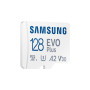 Карта пам'яті Samsung microSD 128GB C10 UHS-I  R130MB/s Evo Plus + SD