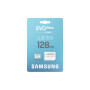 Карта пам'яті Samsung microSD 128GB C10 UHS-I  R130MB/s Evo Plus + SD
