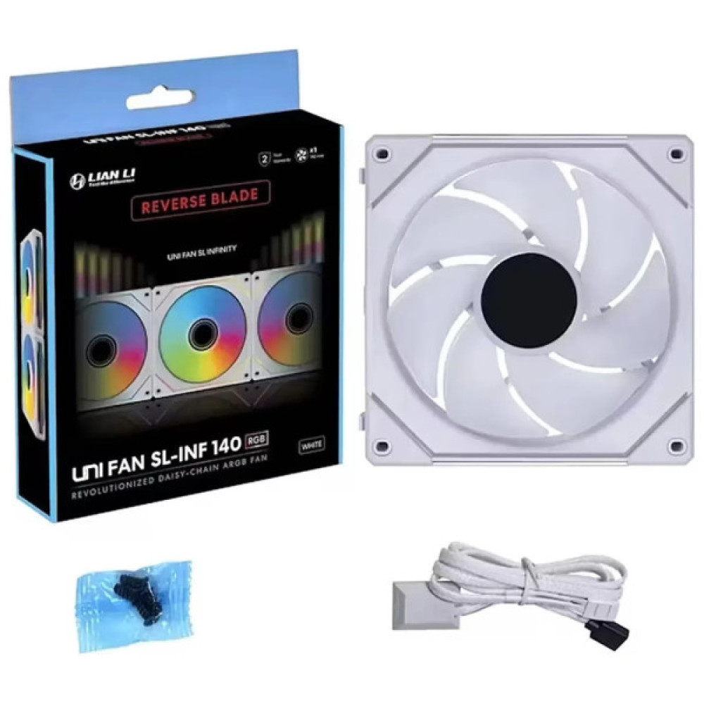 Кулер до корпусу Lian Li Uni Fan SL-INF WIRELESS Reverse, 140-1 (G99.14RSLIN1W1W.00)