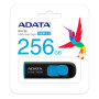 USB флеш накопичувач ADATA 256GB UV128 Black/Blue USB 3.2 (AUV128-256G-RBE) USB флеш накопичувач ADATA 256GB UV128 Black/Blue USB 3.2 (AUV128-256G-RBE)