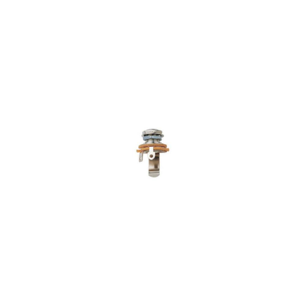 Вихідний роз'єм для гітари Paxphil 1/4 Output Jack (Chrome) (JC10/2P)