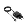 Зарядний пристрій HOCO C72Q Glorious USB QC3.0 + cable USB to USB-C 18W Black (6931474732545)