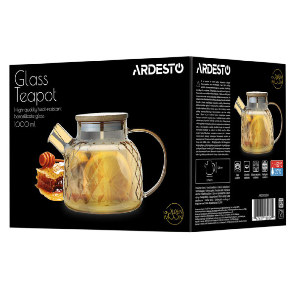 Заварник ARDESTO Golden Moon Diamond 1000 мл (AR3010BBH)