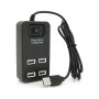 Концентратор Voltronic USB 2.0 to 4xUSB black (YT-HWS4-B) Концентратор Voltronic USB 2.0 to 4xUSB black (YT-HWS4-B)